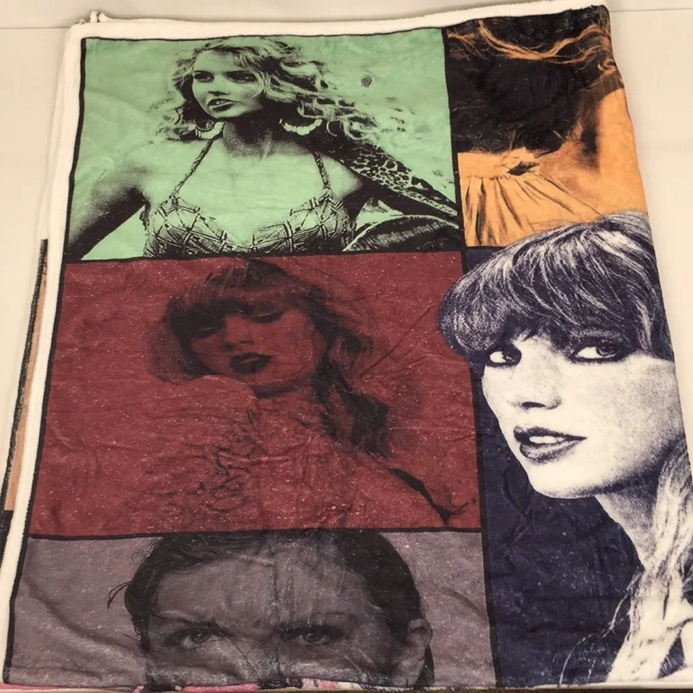 Taylor Swift Fleece Throw 4’ x 5’ NEW The Eras Tour